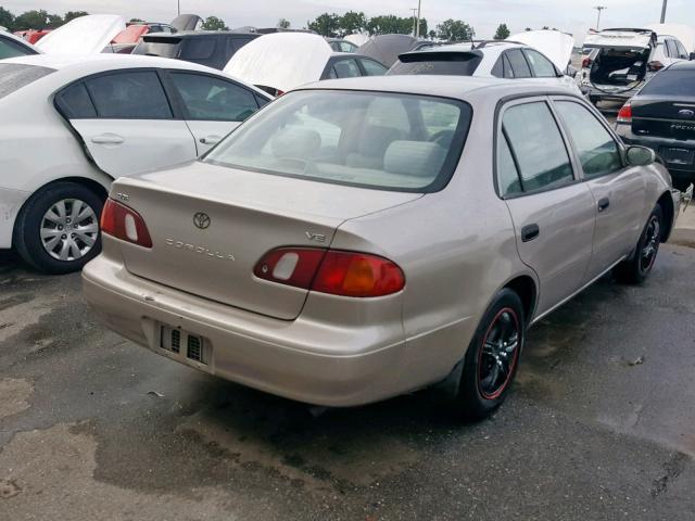 2T1BR12EXYC362853 - 2000 TOYOTA COROLLA VE TAN photo 4