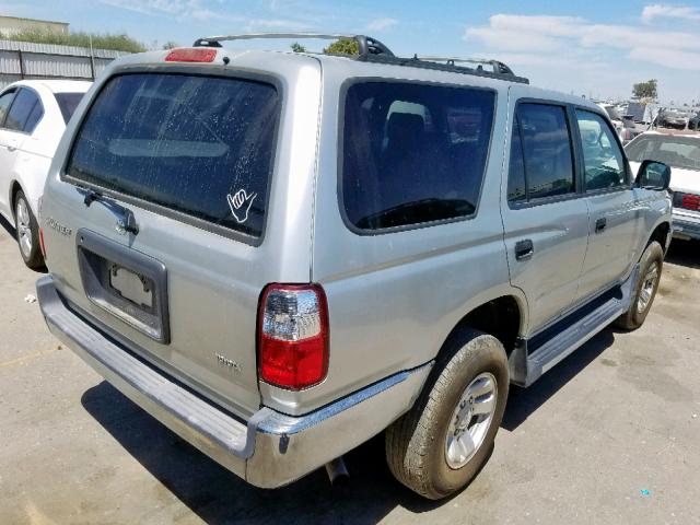 JT3GM84R0X0052740 - 1999 TOYOTA 4RUNNER SILVER photo 4