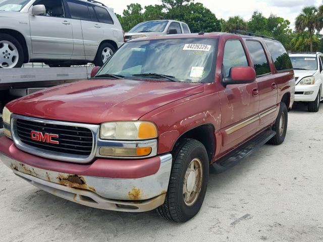 3GKEC16Z54G303337 - 2004 GMC YUKON XL C RED photo 2