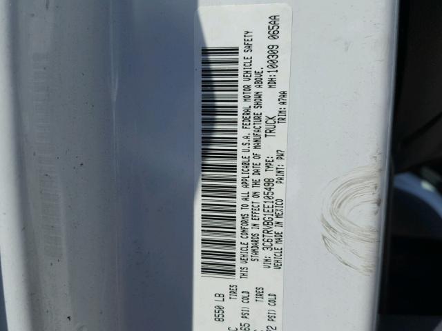 3C6TRVBG1EE105498 - 2014 RAM PROMASTER 白色 照片 10