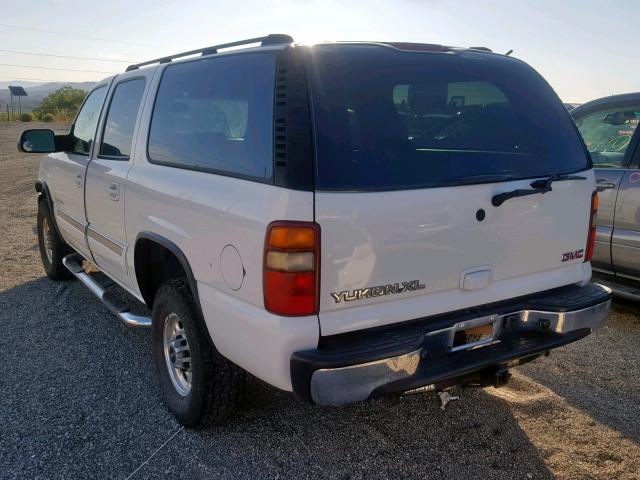 3GKGK26G23G258890 - 2003 GMC YUKON XL K WHITE photo 3