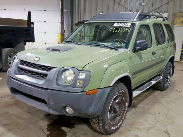 5N1ED28Y33C672794 - 2003 NISSAN XTERRA XE GREEN photo 2