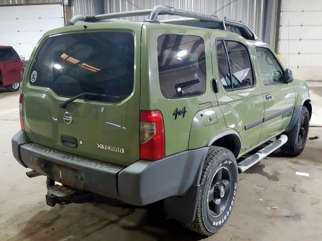 5N1ED28Y33C672794 - 2003 NISSAN XTERRA XE GREEN photo 4