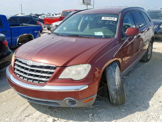 2A8GM68X67R214989 - 2007 CHRYSLER PACIFICA T RED photo 2