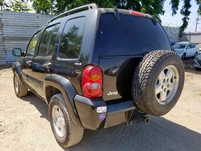 1J4GL58K02W138852 - 2002 JEEP LIBERTY LI BLACK photo 3