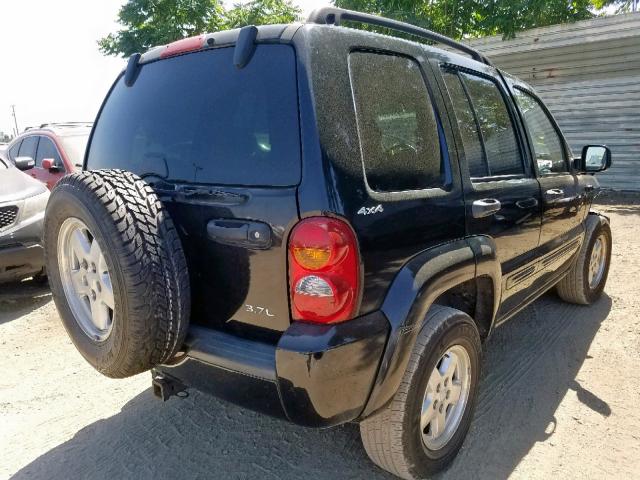 1J4GL58K02W138852 - 2002 JEEP LIBERTY LI BLACK photo 4