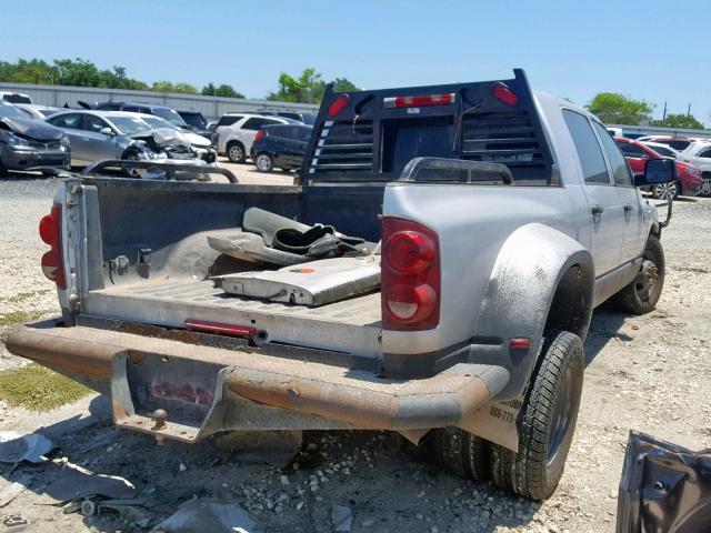 3D7ML49A58G104122 - 2008 DODGE RAM 3500 GRAY photo 4