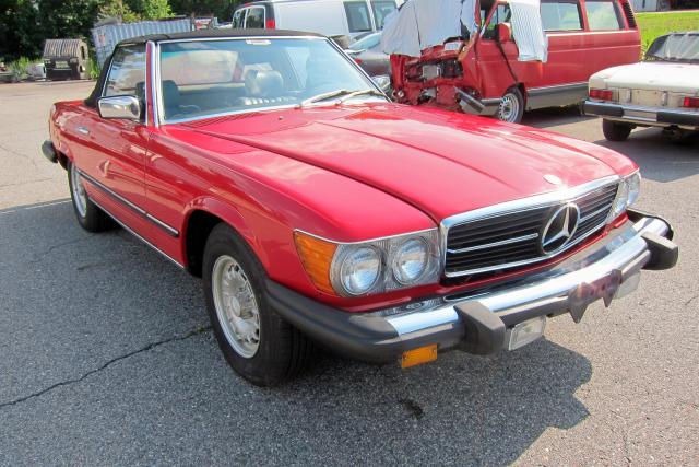 WDBBA45AXBB008563 - 1981 MERCEDES-BENZ 380 SL RED photo 1