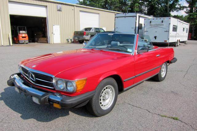 WDBBA45AXBB008563 - 1981 MERCEDES-BENZ 380 SL RED photo 2