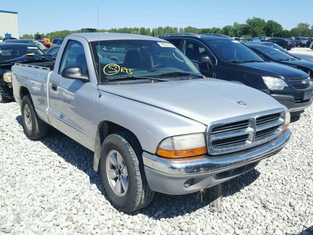 1D7FL46X63S270409 - 2003 DODGE DAKOTA SLT SILVER photo 1