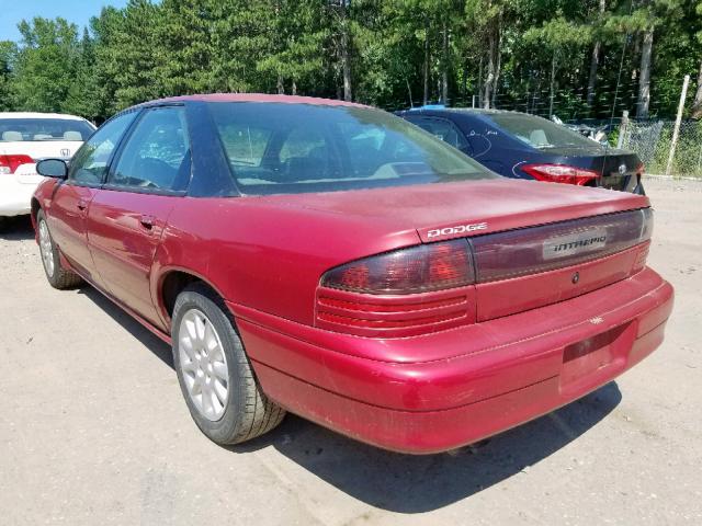 2B3HD46F3VH791431 - 1997 DODGE INTREPID MAROON photo 3