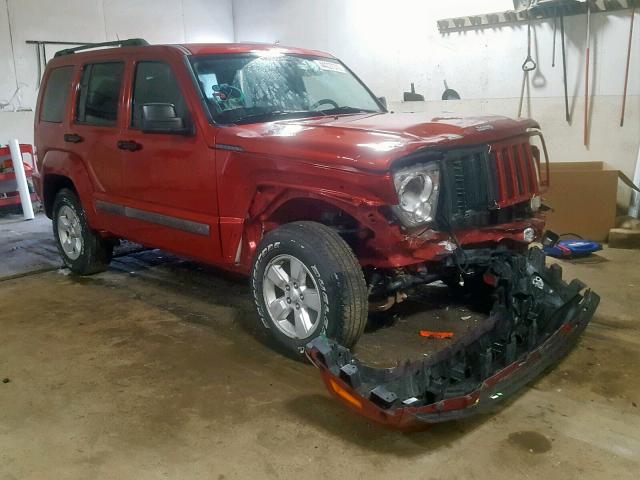 1J4PN2GK1AW156124 - 2010 JEEP LIBERTY SP RED photo 1
