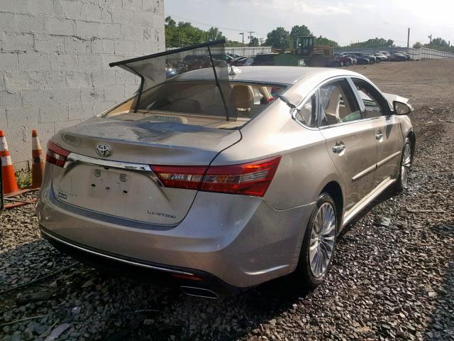4T1BK1EB9GU219024 - 2016 TOYOTA AVALON XLE TAN photo 4