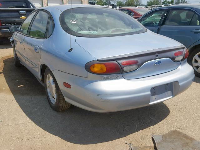 1FALP5223VG193799 - 1997 FORD TAURUS GL BLUE photo 3