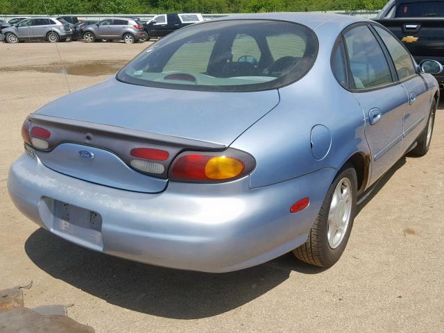 1FALP5223VG193799 - 1997 FORD TAURUS GL BLUE photo 4