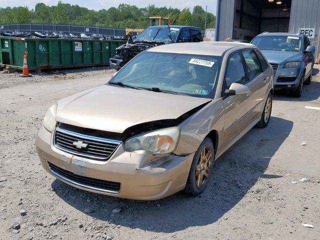 1G1ZT61826F206702 - 2006 CHEVROLET MALIBU MAX 金色 照片 2
