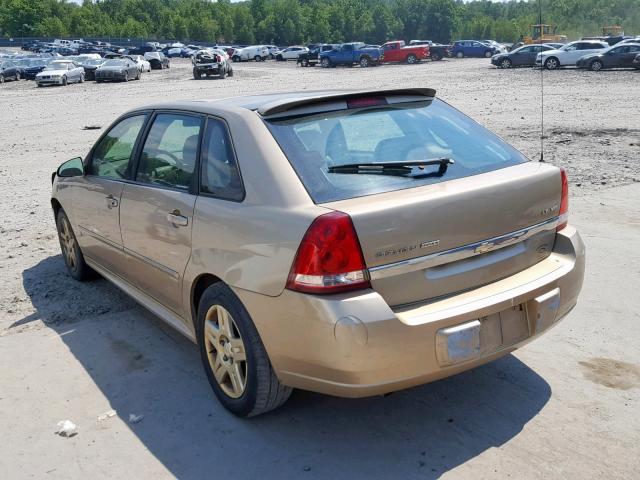 1G1ZT61826F206702 - 2006 CHEVROLET MALIBU MAX 金色 照片 3