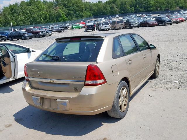1G1ZT61826F206702 - 2006 CHEVROLET MALIBU MAX 金色 照片 4