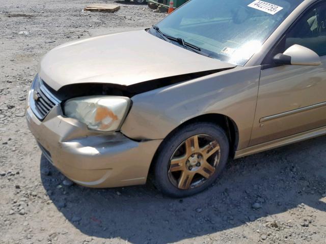 1G1ZT61826F206702 - 2006 CHEVROLET MALIBU MAX 金色 照片 9