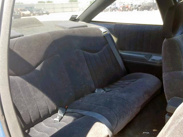 1G3WH14T8PD352288 - 1993 OLDSMOBILE CUTLASS SU BLUE photo 6