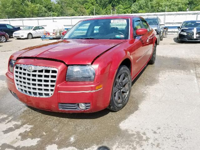 2C3KA53G47H893408 - 2007 CHRYSLER 300 TOURIN BURGUNDY photo 2