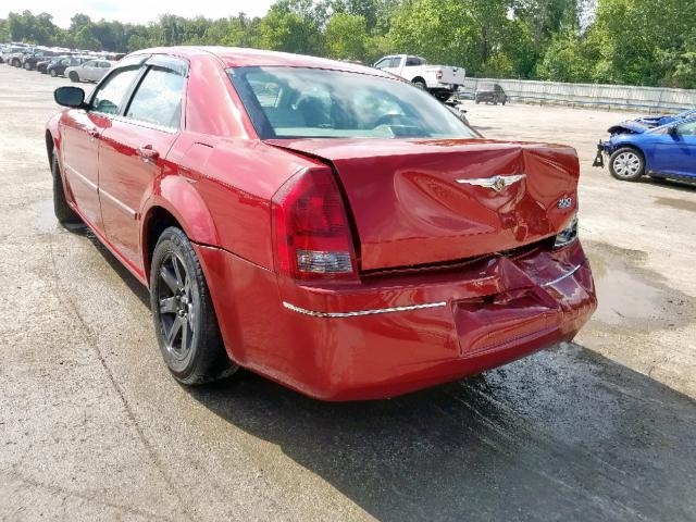 2C3KA53G47H893408 - 2007 CHRYSLER 300 TOURIN BURGUNDY photo 3