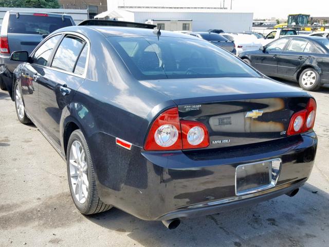 1G1ZK57759F258857 - 2009 CHEVROLET MALIBU LTZ BLACK photo 3