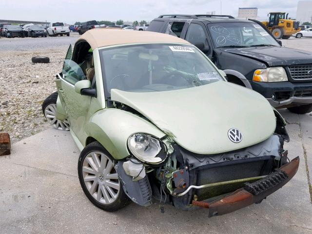 3VWRF31Y78M406195 - 2008 VOLKSWAGEN NEW BEETLE მწვანე ფოტო 1