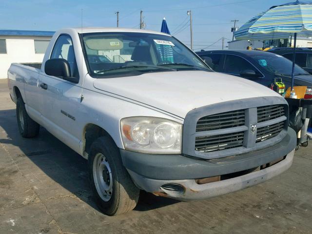 1D7HA16P07J599759 - 2007 DODGE RAM 1500 S WHITE photo 1