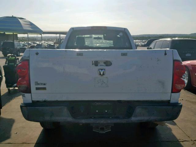 1D7HA16P07J599759 - 2007 DODGE RAM 1500 S WHITE photo 6