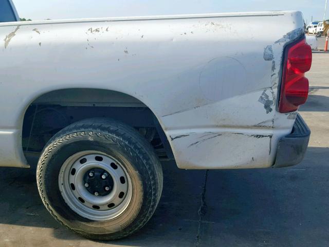 1D7HA16P07J599759 - 2007 DODGE RAM 1500 S WHITE photo 9