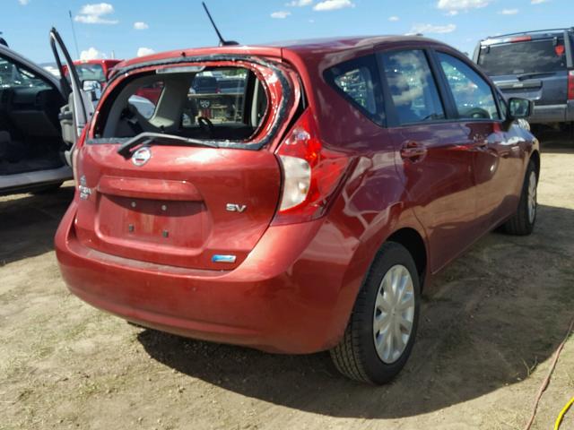 3N1CE2CP2GL371146 - 2016 NISSAN VERSA NOTE RED photo 4