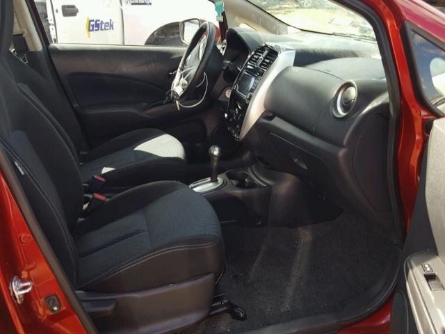 3N1CE2CP2GL371146 - 2016 NISSAN VERSA NOTE RED photo 5