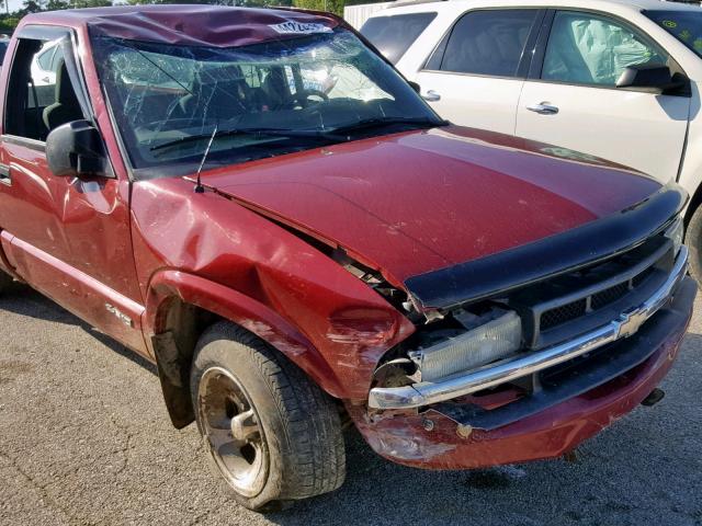 1GCCS14H838275876 - 2003 CHEVROLET S TRUCK S1 RED photo 9