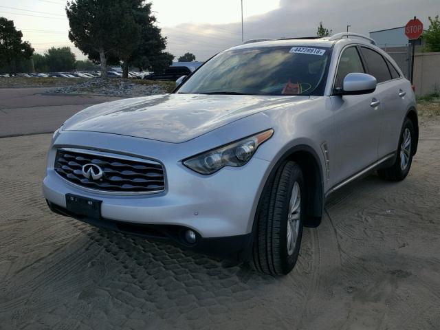 JN8AS1MW6BM730014 - 2011 INFINITI FX35 SILVER photo 2