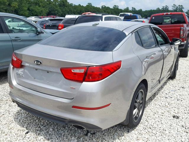 5XXGM4A71FG387025 - 2015 KIA OPTIMA LX SILVER photo 4