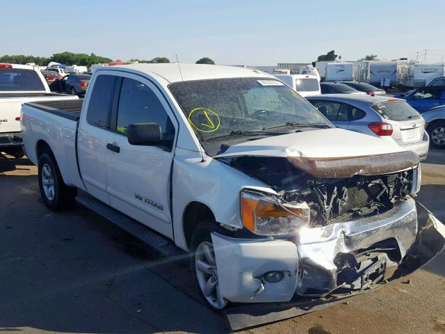 1N6AA0CC8EN511261 - 2014 NISSAN TITAN S WHITE photo 1