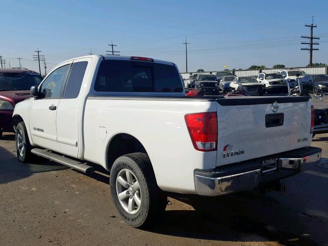 1N6AA0CC8EN511261 - 2014 NISSAN TITAN S WHITE photo 3