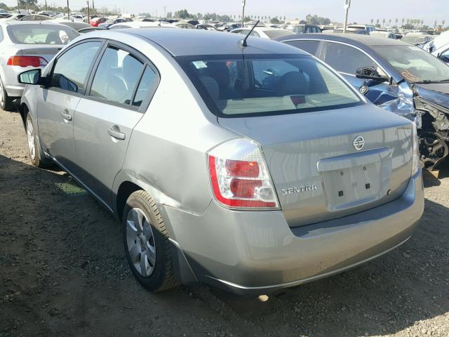 3N1AB61E18L707959 - 2008 NISSAN SENTRA 2.0 CHARCOAL photo 3