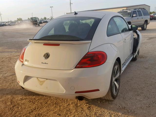 3VW4A7AT9CM643414 - 2012 VOLKSWAGEN BEETLE TUR WHITE photo 4