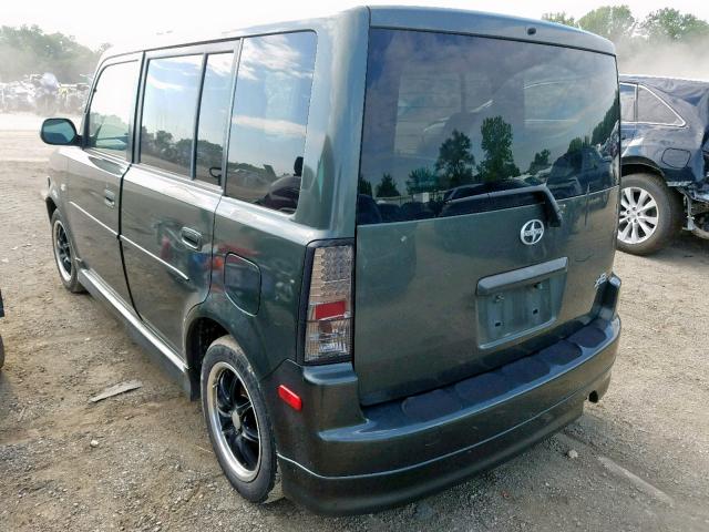 JTLKT324154002202 - 2005 TOYOTA SCION XB 绿色 照片 3