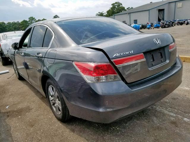 1HGCP2F48BA015083 - 2011 HONDA ACCORD LXP GRAY photo 3