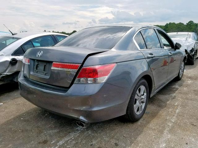 1HGCP2F48BA015083 - 2011 HONDA ACCORD LXP GRAY photo 4