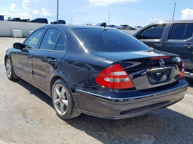 WDBUF56J16A831179 - 2006 MERCEDES-BENZ E 350 BLACK photo 3