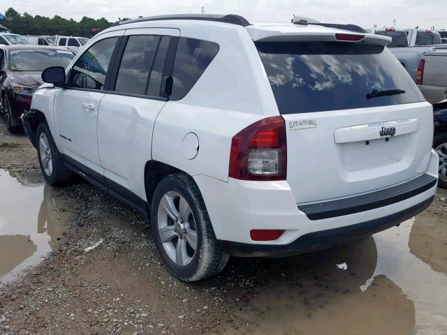 1C4NJCBA8GD568154 - 2016 JEEP COMPASS SP თეთრი ფოტო 3