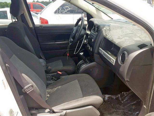 1C4NJCBA8GD568154 - 2016 JEEP COMPASS SP თეთრი ფოტო 5