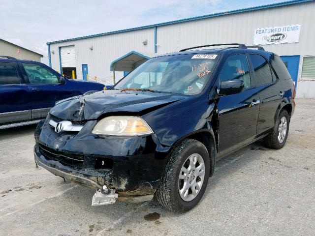 2HNYD18864H514843 - 2004 ACURA MDX TOURIN BLACK photo 2