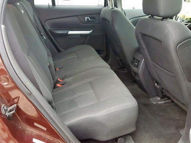 2FMDK3GC3CBA39273 - 2012 FORD EDGE SE BURGUNDY photo 6