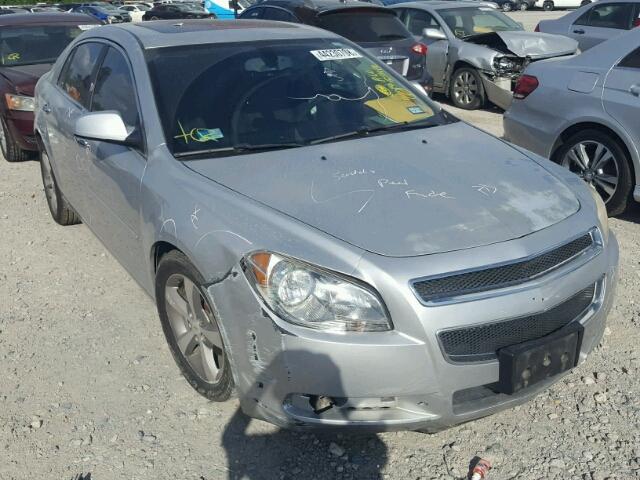 1G1ZC5EU3CF117475 - 2012 CHEVROLET MALIBU 1LT SILVER photo 1