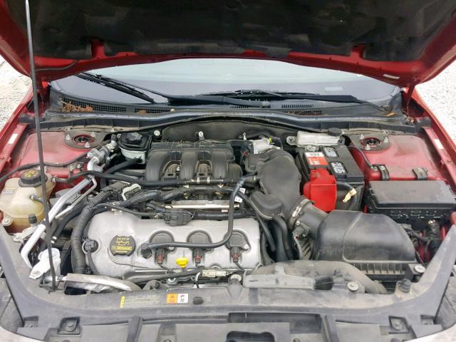 3FAHP0KC7CR326409 - 2012 FORD FUSION SPO RED photo 7